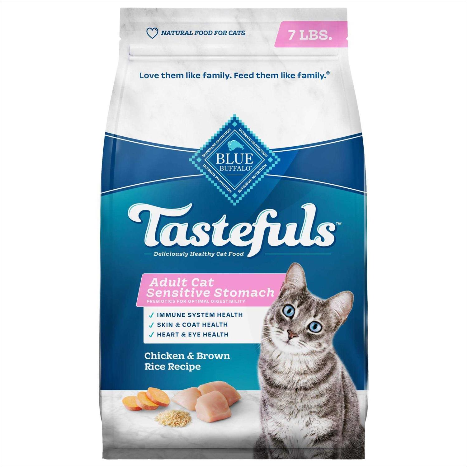 Blue Sensitive Stomach Adult Cat Dry Food - Healthber