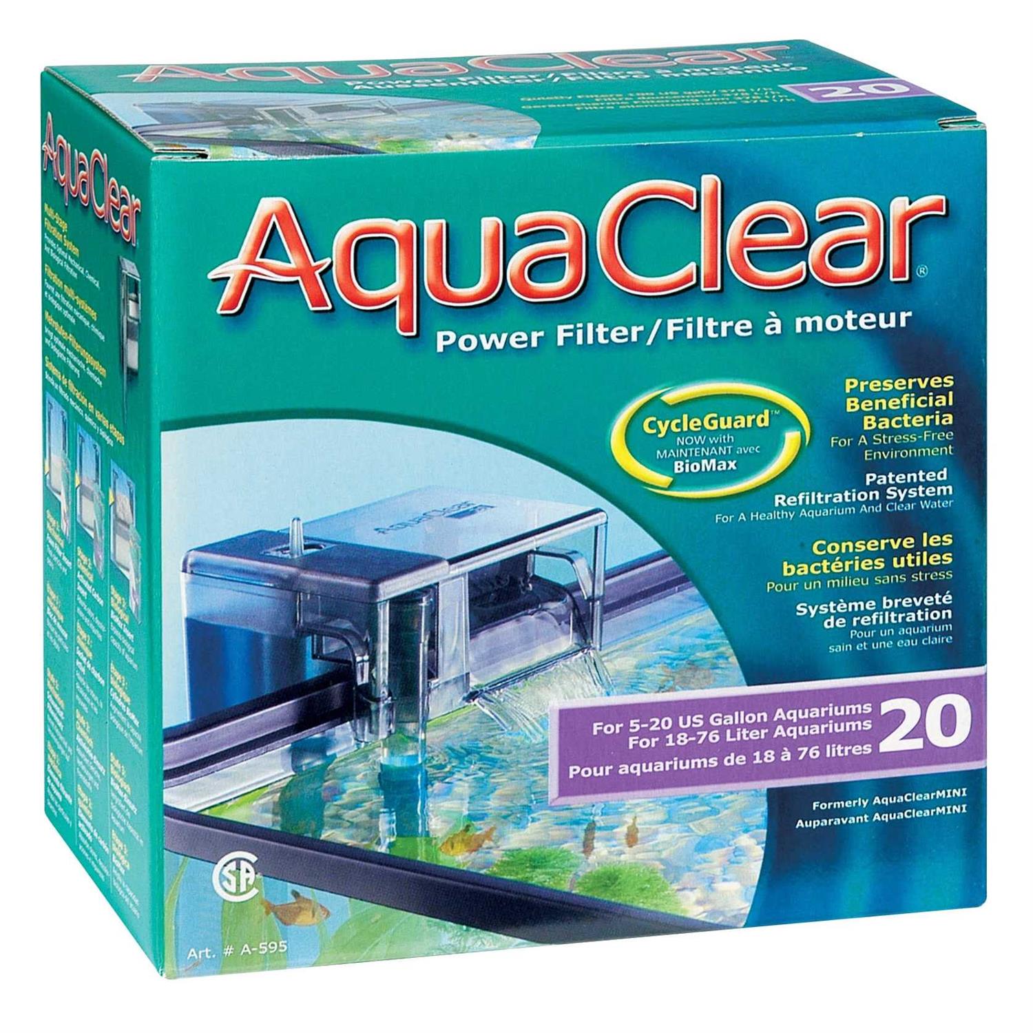 Aquaclear 20 Power Filter - Healthber