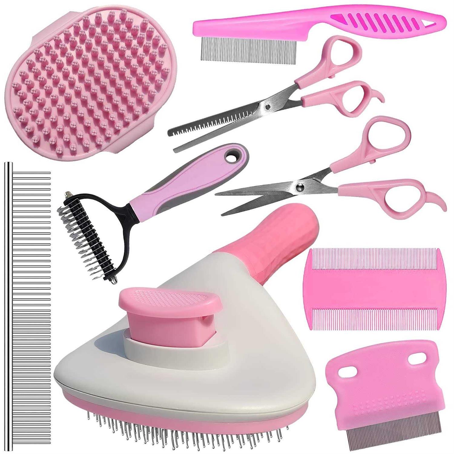 aiolpy ultimate dog Grooming Brush shedding kit complete Grooming solution for shedding dogs - Healthber
