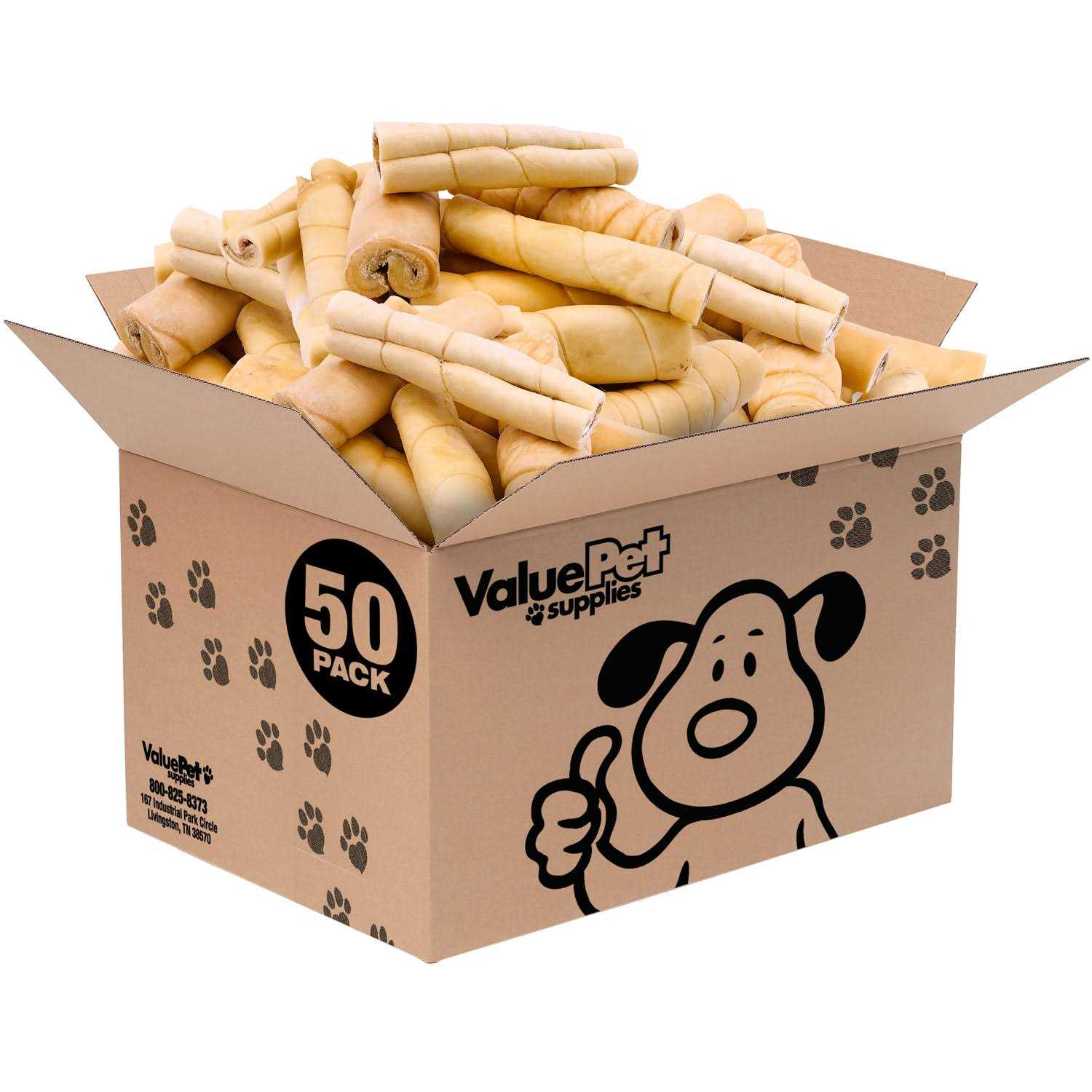 ValueBull Cheek Rolls Premium Beef Dog Chews - Healthber