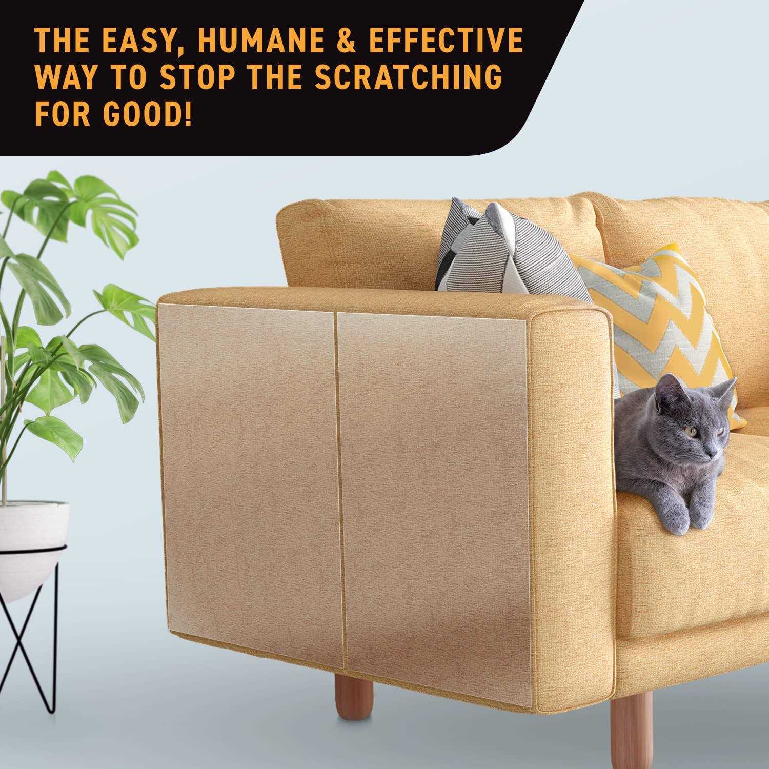 Emmy’s Best Pet Products Pro Strength Double-Sided Cat Scratch Tape Sheets to Deter Scratching - Healthber