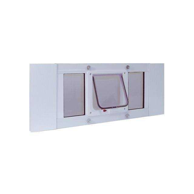 Ideal Pet Products Aluminum Sash Cat Flap Pet Door - Healthber
