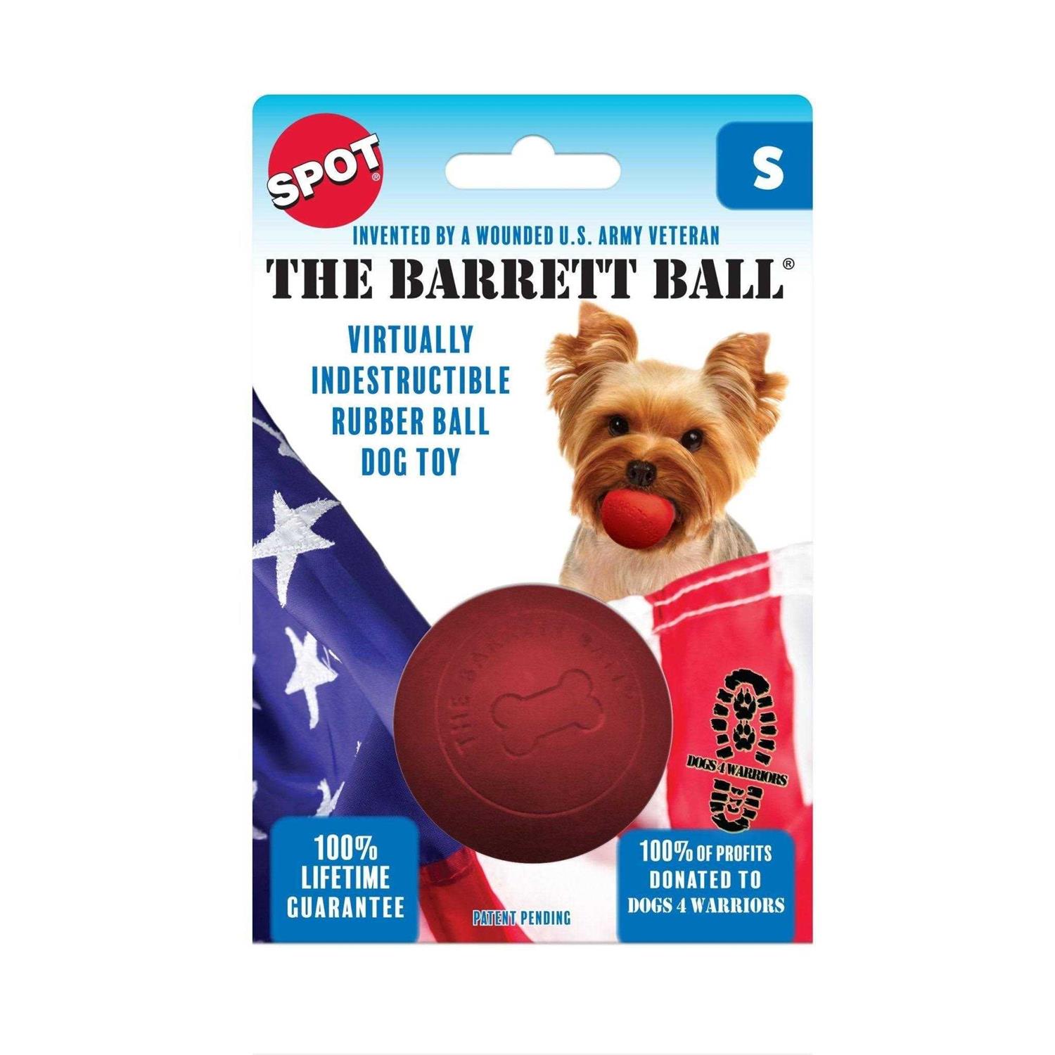 Spot Barrett Ball Dog Toy - Healthber