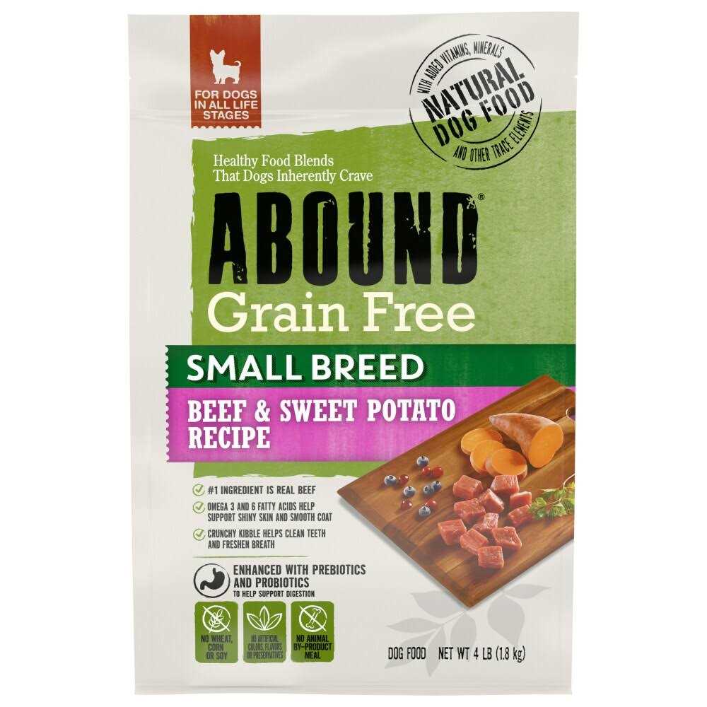 Abound Small Breed Beef & Sweet Potato Recipe Dry Dog Food - Healthber