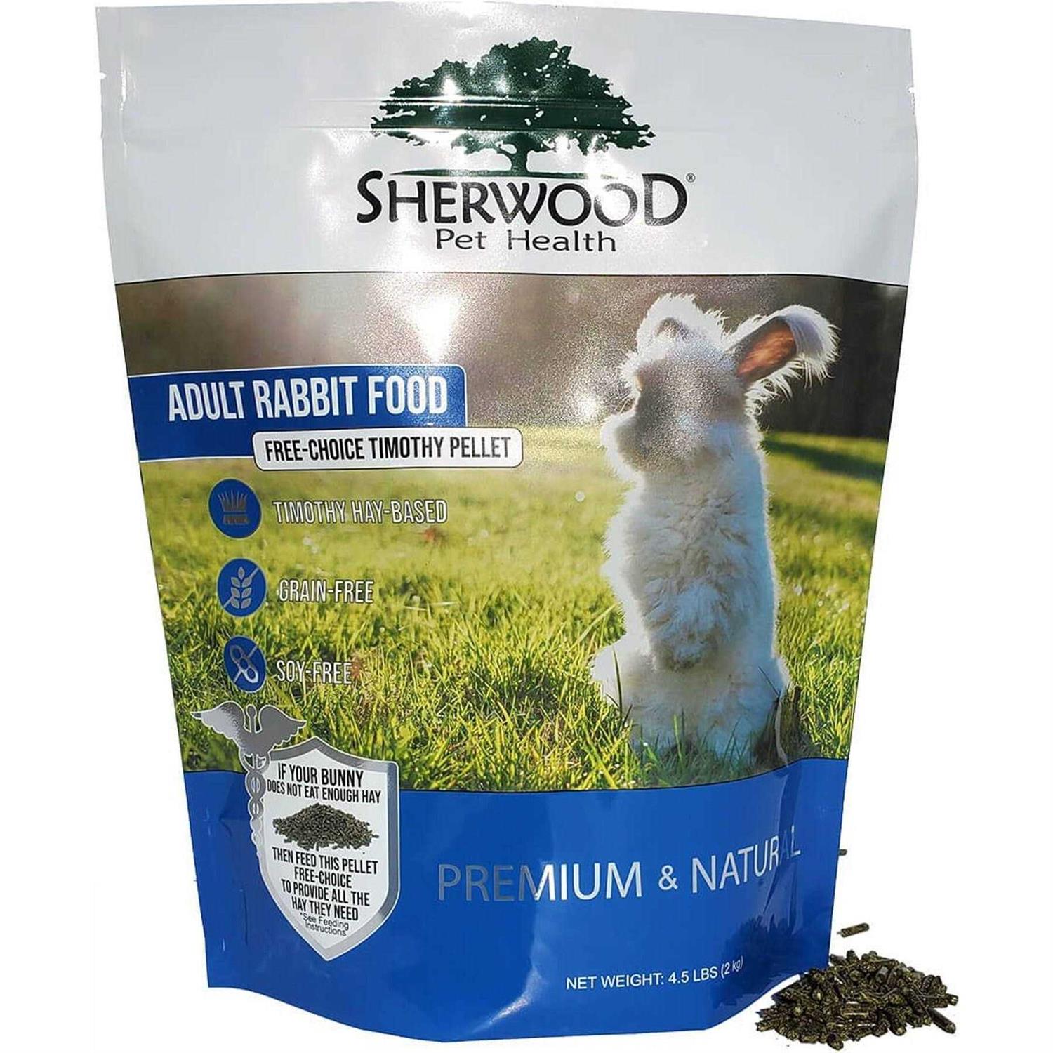 Sherwood Pet Health Adult Free Choice Timothy Rabbit Food - Healthber