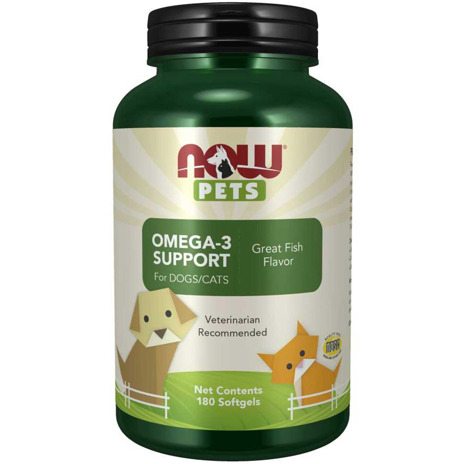 NOW Pets Omega-3 Support for Dogs/Cats - Healthber