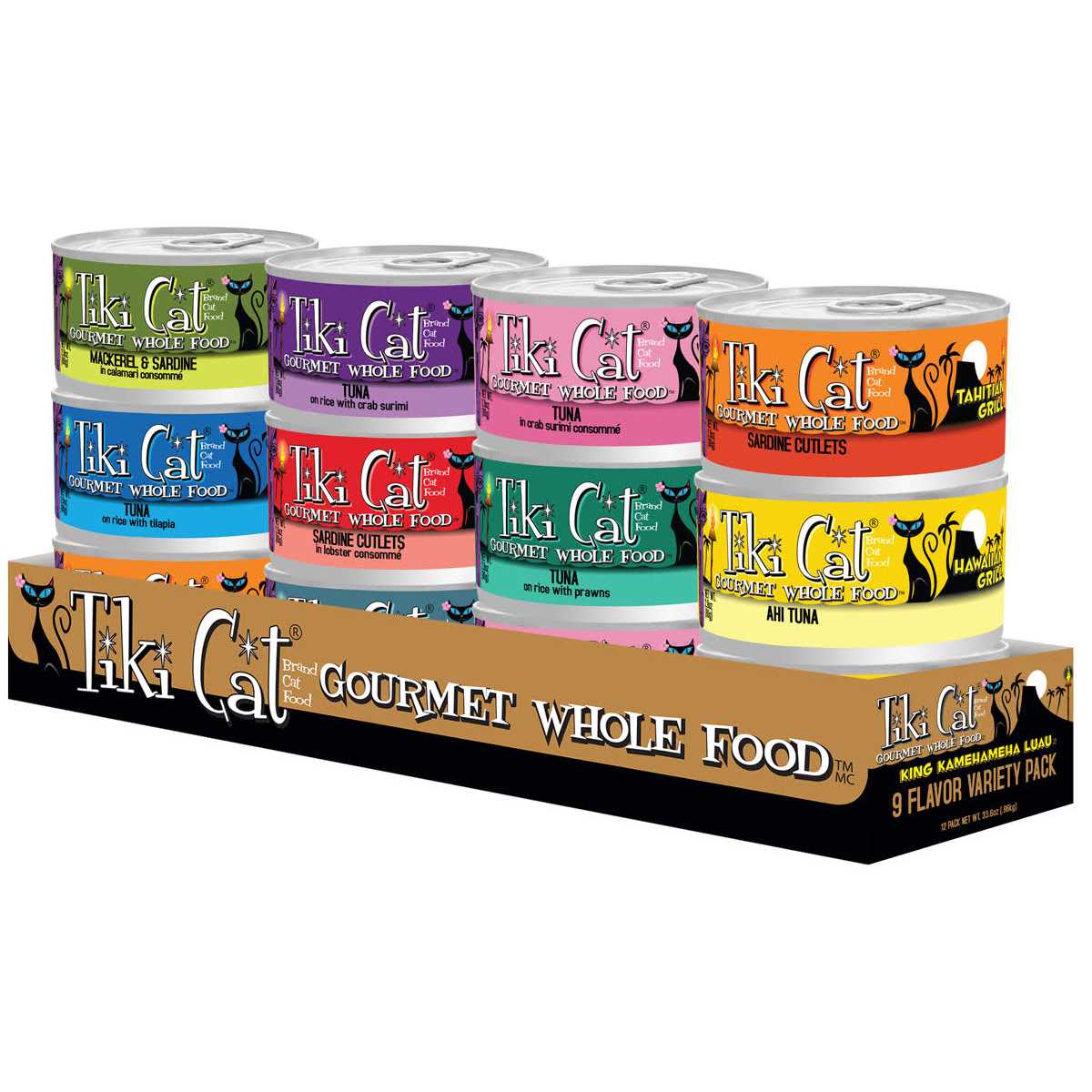 Tiki Cat King Kamehameha Luau Variety Pack Cat Food - Healthber