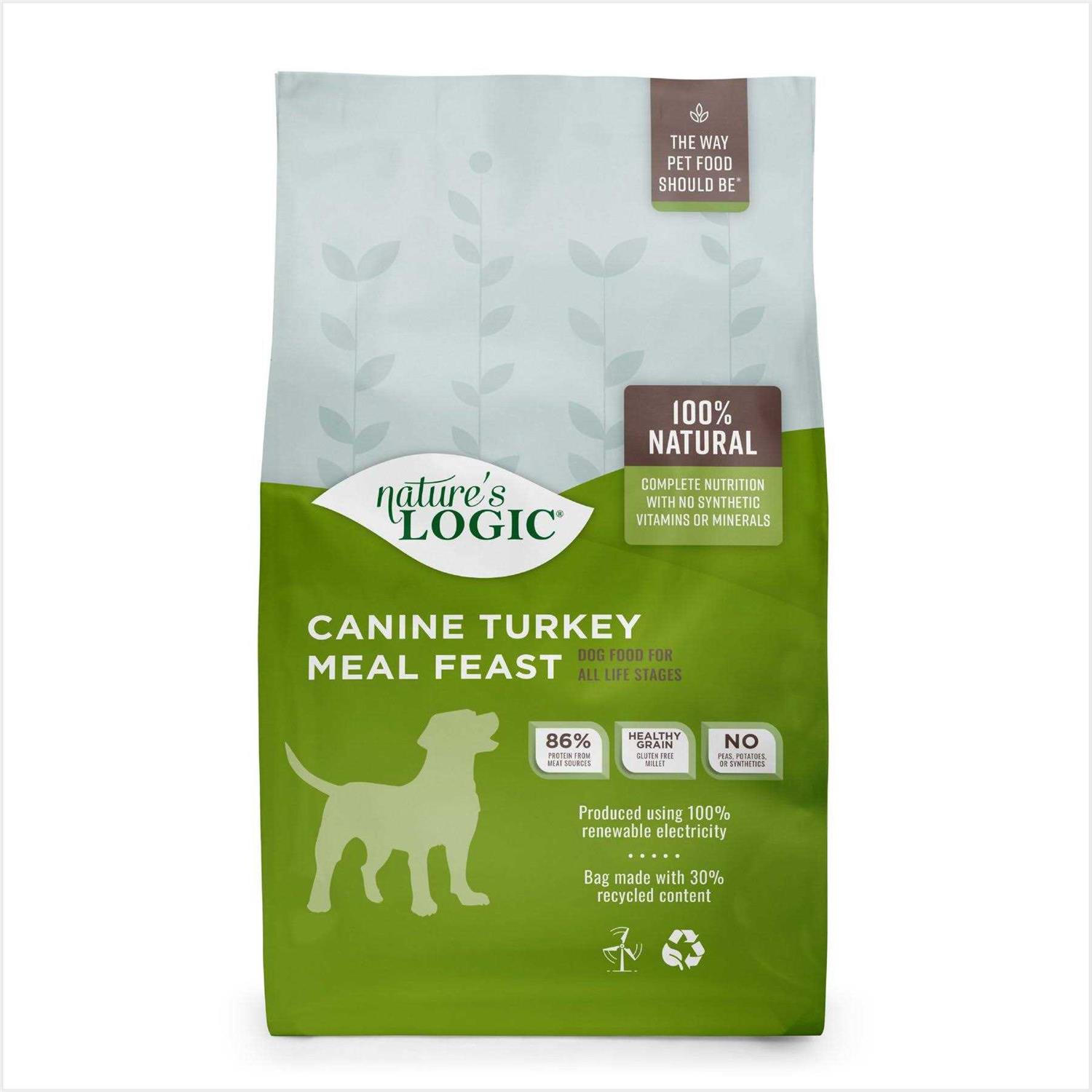 Nature&s Logic Canine Turkey Meal Feast Dry Dog Food - Healthber