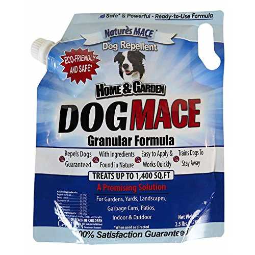 Nature’s MACE Granular Dog Repellents | Stops Dogs from Digging in Yard, Lawn, and Grass. Safe for Pets and Plants | Anti-Dig Dog Deterrent, 2.5 lb - Healthber