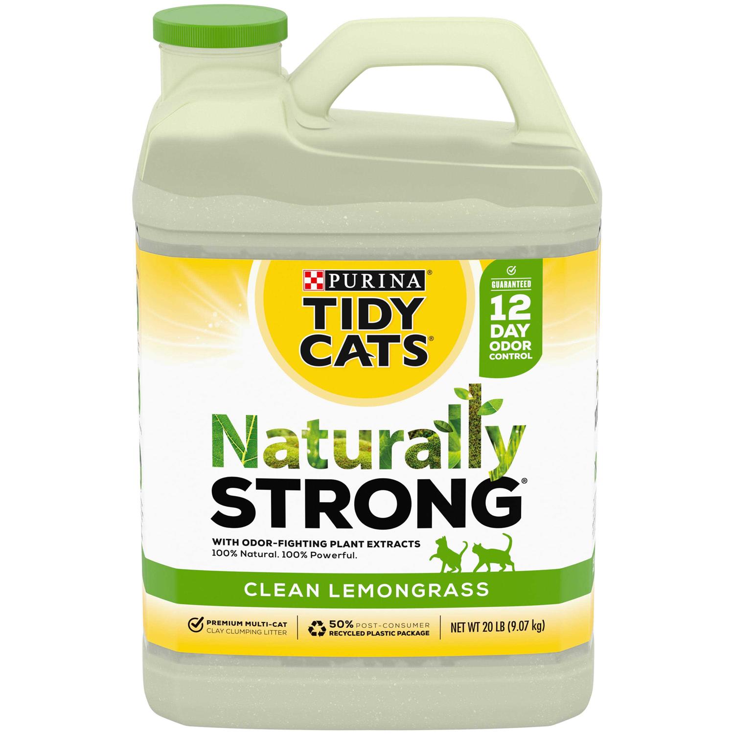 Purina Tidy Cats Naturally Strong Clumping Cat Litter - Healthber