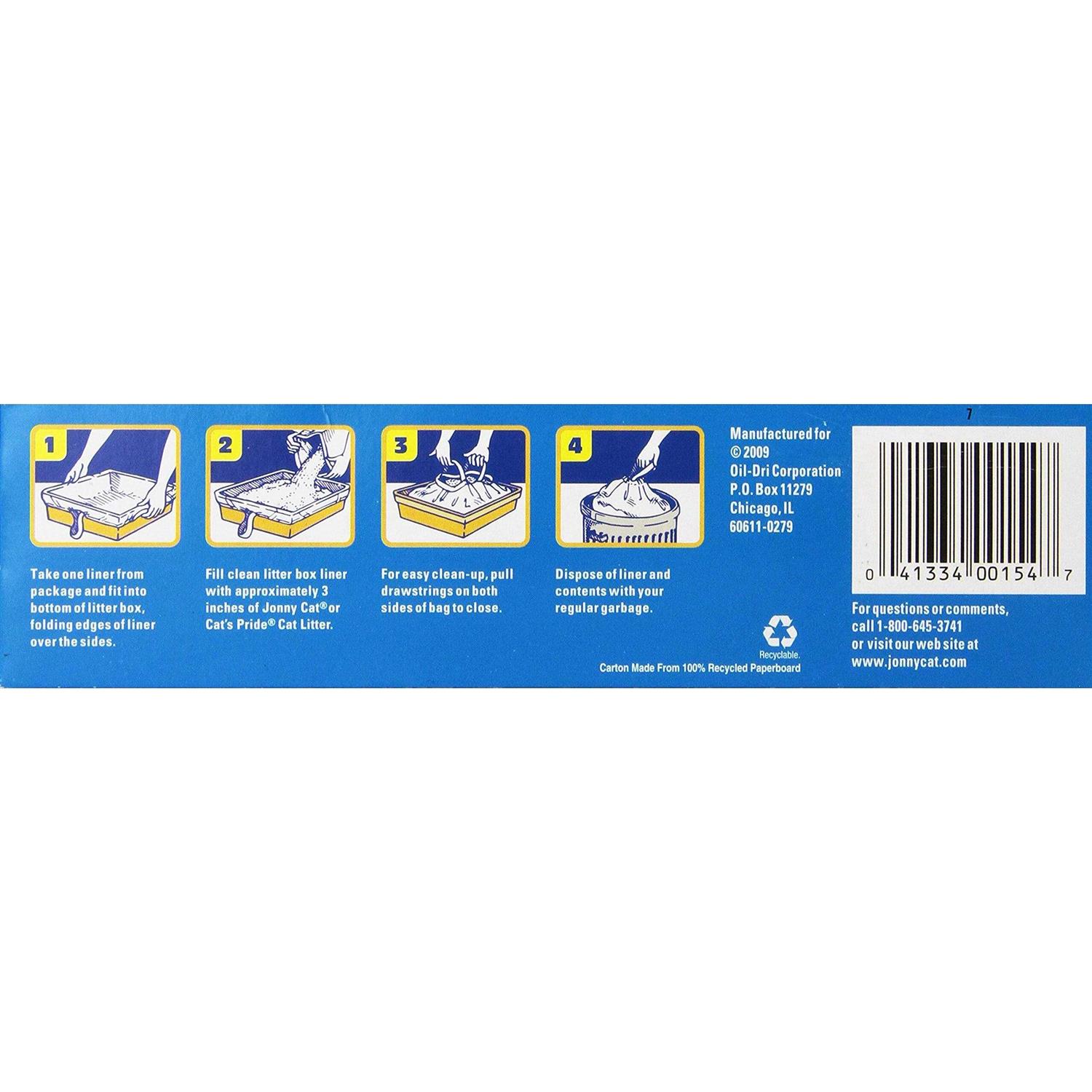 Jonny Cat Heavy Duty Litter Box Liners - Healthber