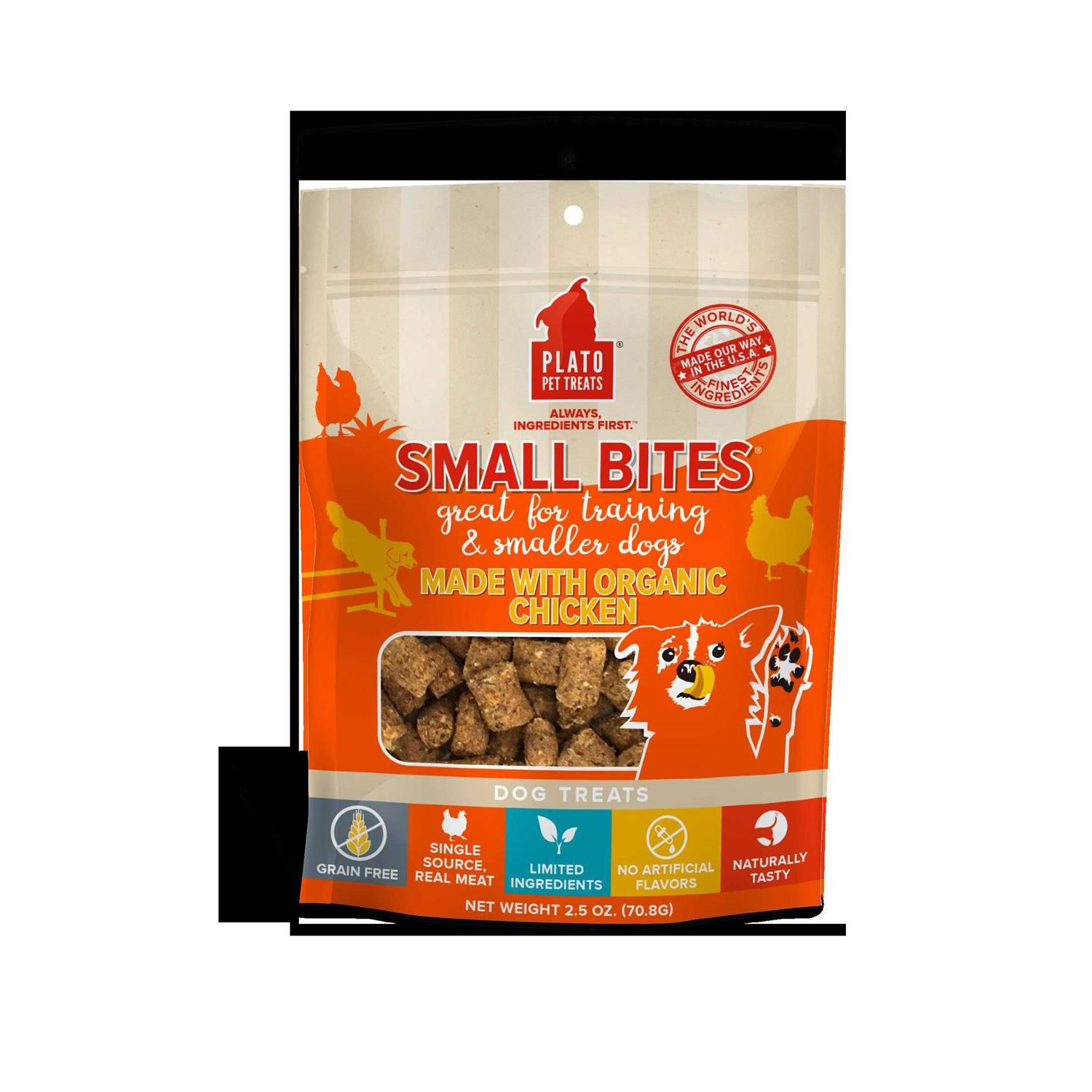 Plato Small Bites Dog Treats - Healthber