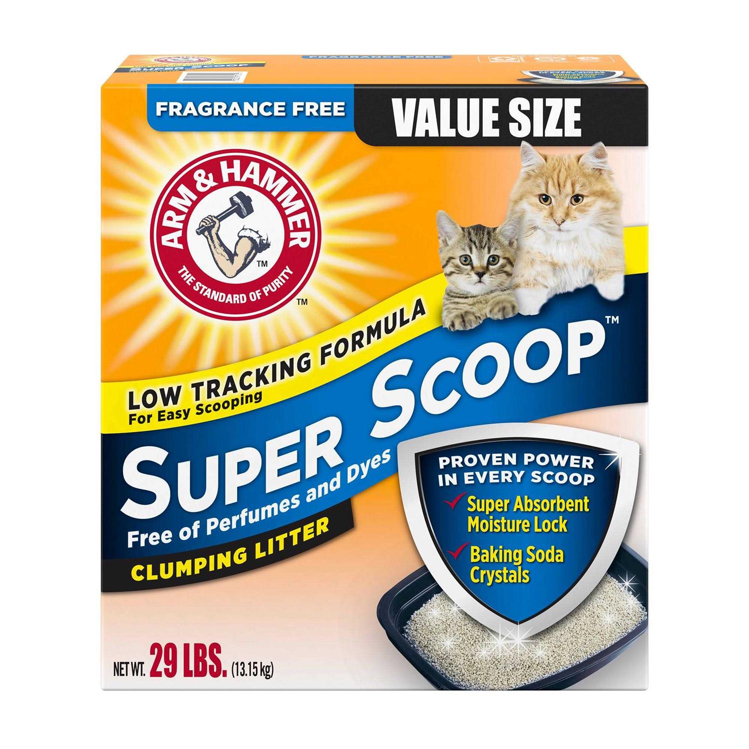 Arm Hammer Super Scoop Clumping Litter - Healthber