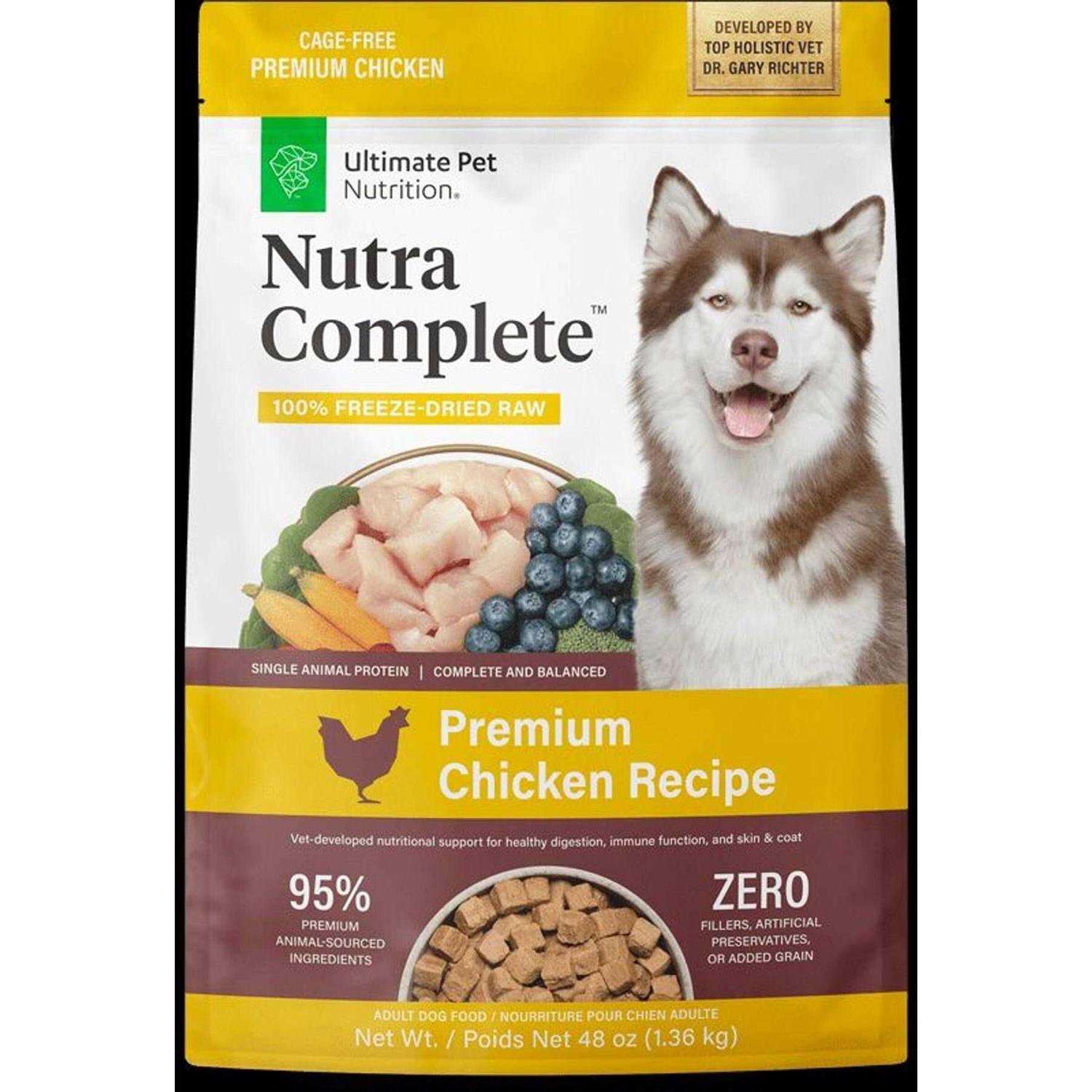 Ultimate Pet Nutrition Nutra Complete Premium Chicken Dog Food - Healthber