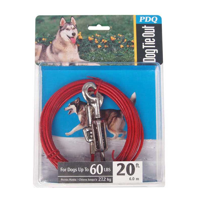 Boss Pet Large Dog Cable Tie Out 40 ft - Healthber