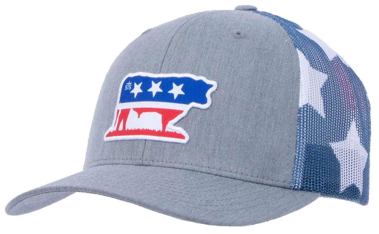 STS Patriotic Bull Hat - Healthber