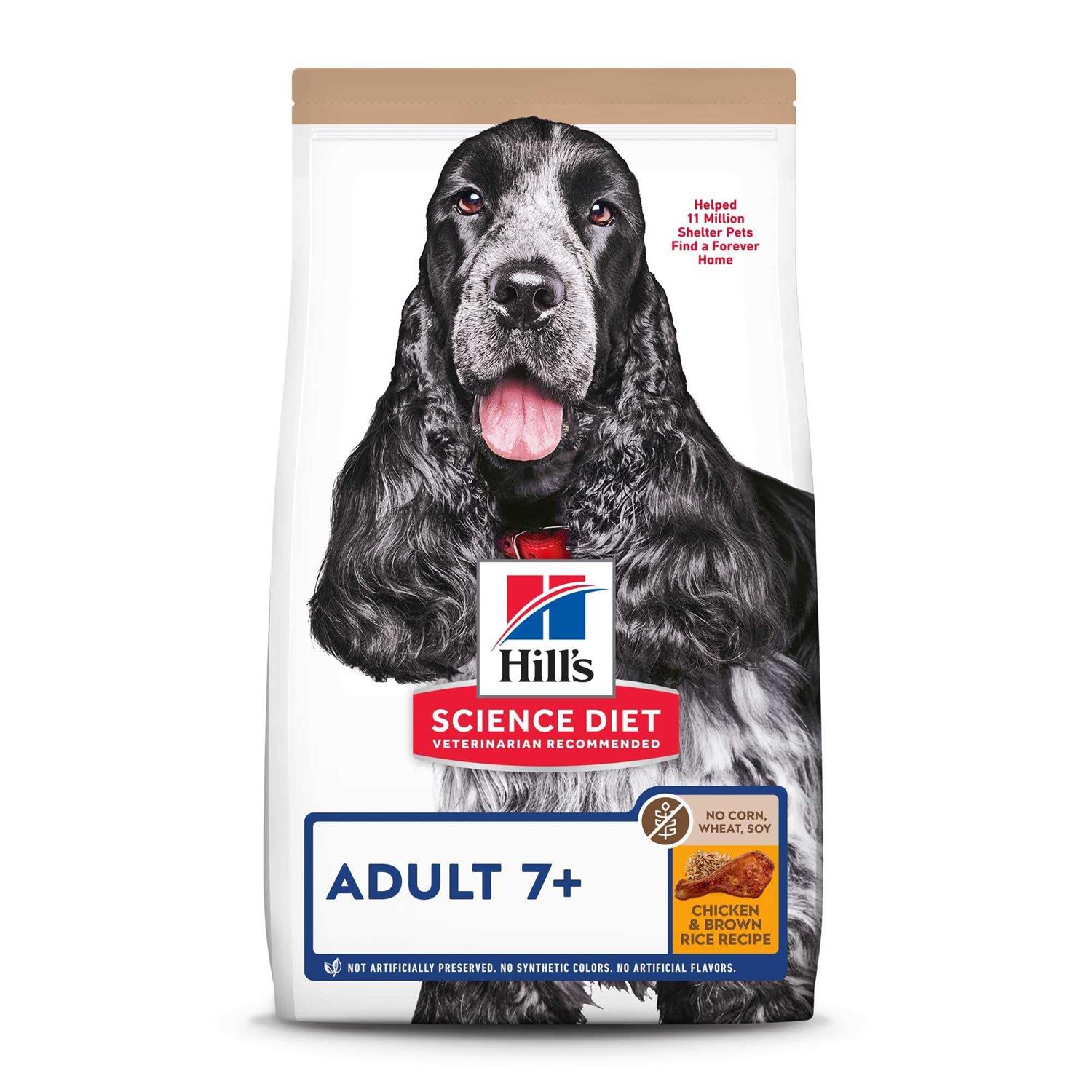 Hill’s Science Diet Senior 7+ No Corn, Wheat or Soy Dry Dog Food - Healthber