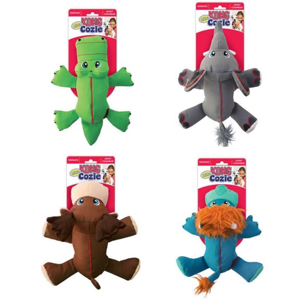 KONG Cozie Ultra Max Moose Dog Toy - Healthber