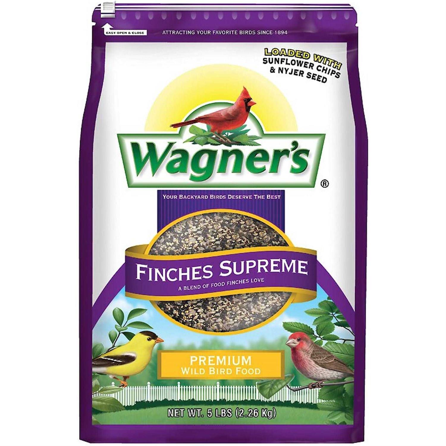 Wagner’s 5 lb. Finches Supreme Wild Bird Food - Healthber