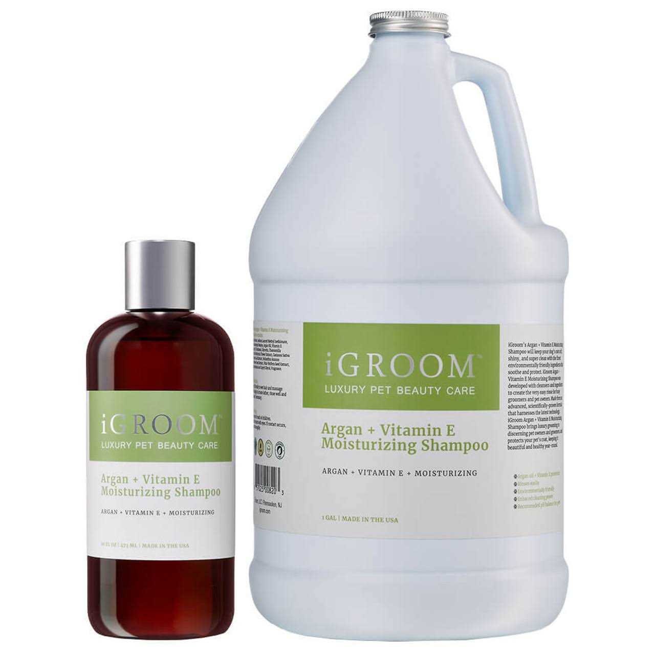 iGroom Argan + Vitamin E Moisturizing Shampoo - Healthber