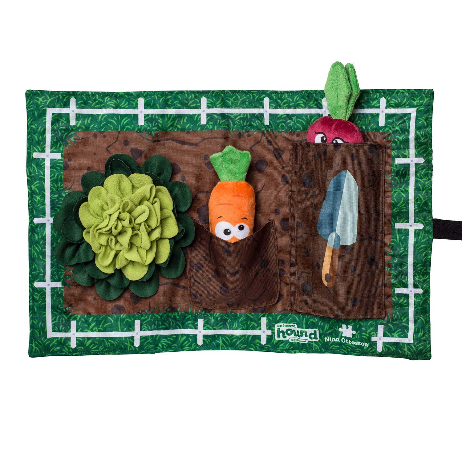 Outward Hound Activity Matz Garden Game Dog Puzzle Mat - Healthber