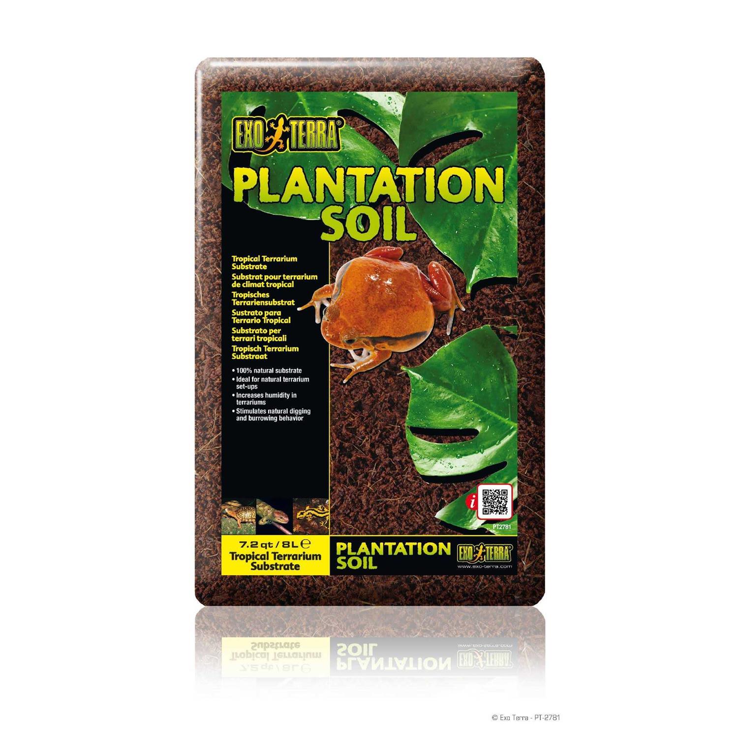 Exo Terra Plantation Soil Reptile Substrate - Healthber