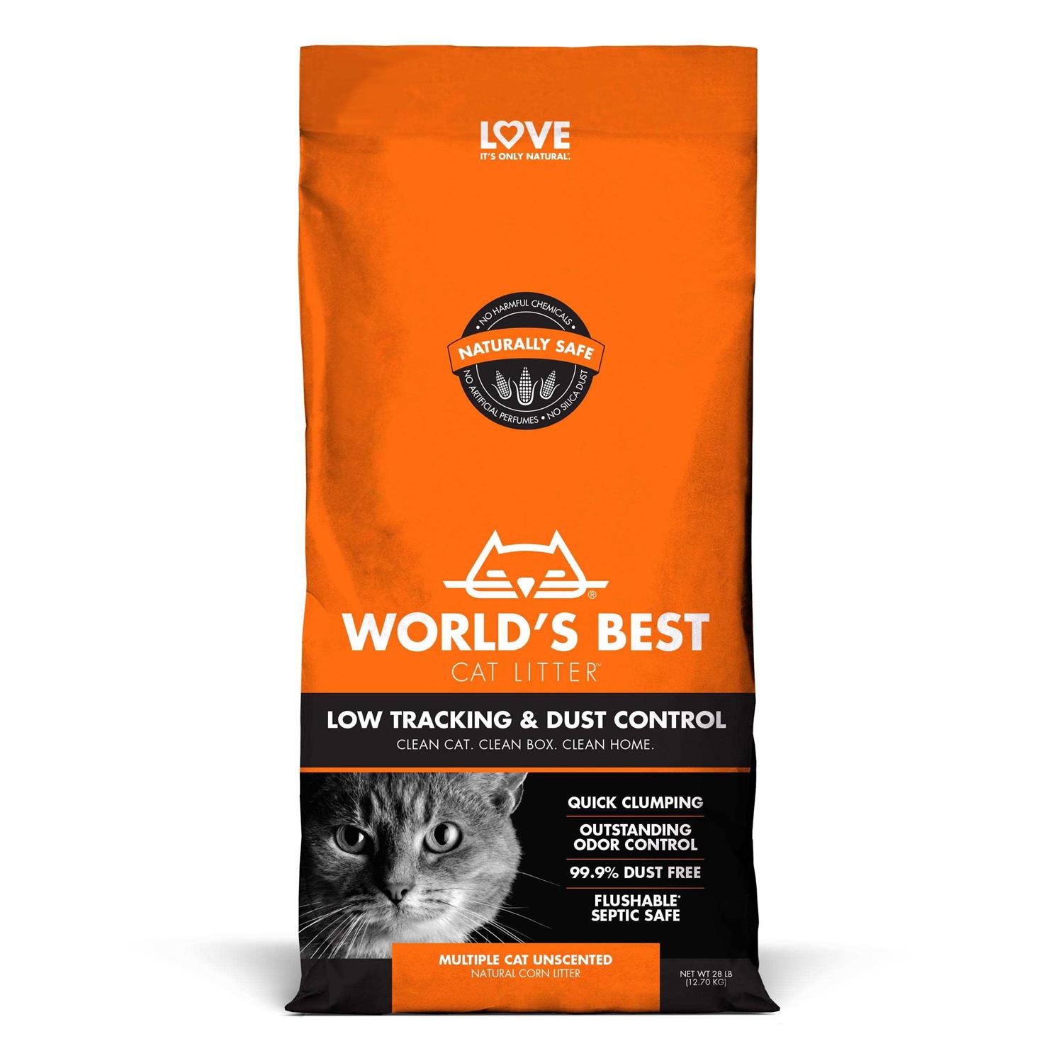 World’s Best Cat Litter Low Tracking & Dust Control - Healthber