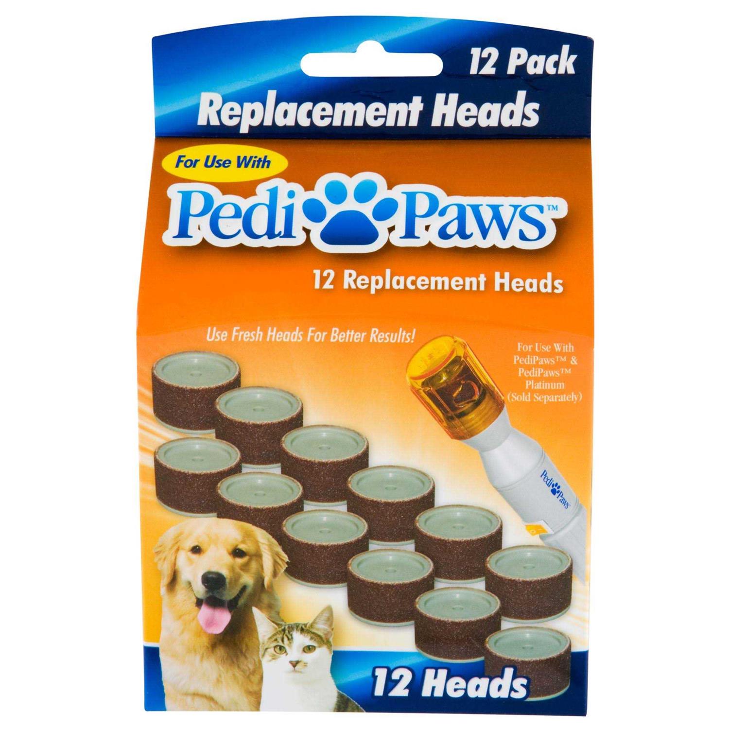 As Seen on TV Pedipaws Replacement Filing Heads 12 Replacement Heads - Healthber