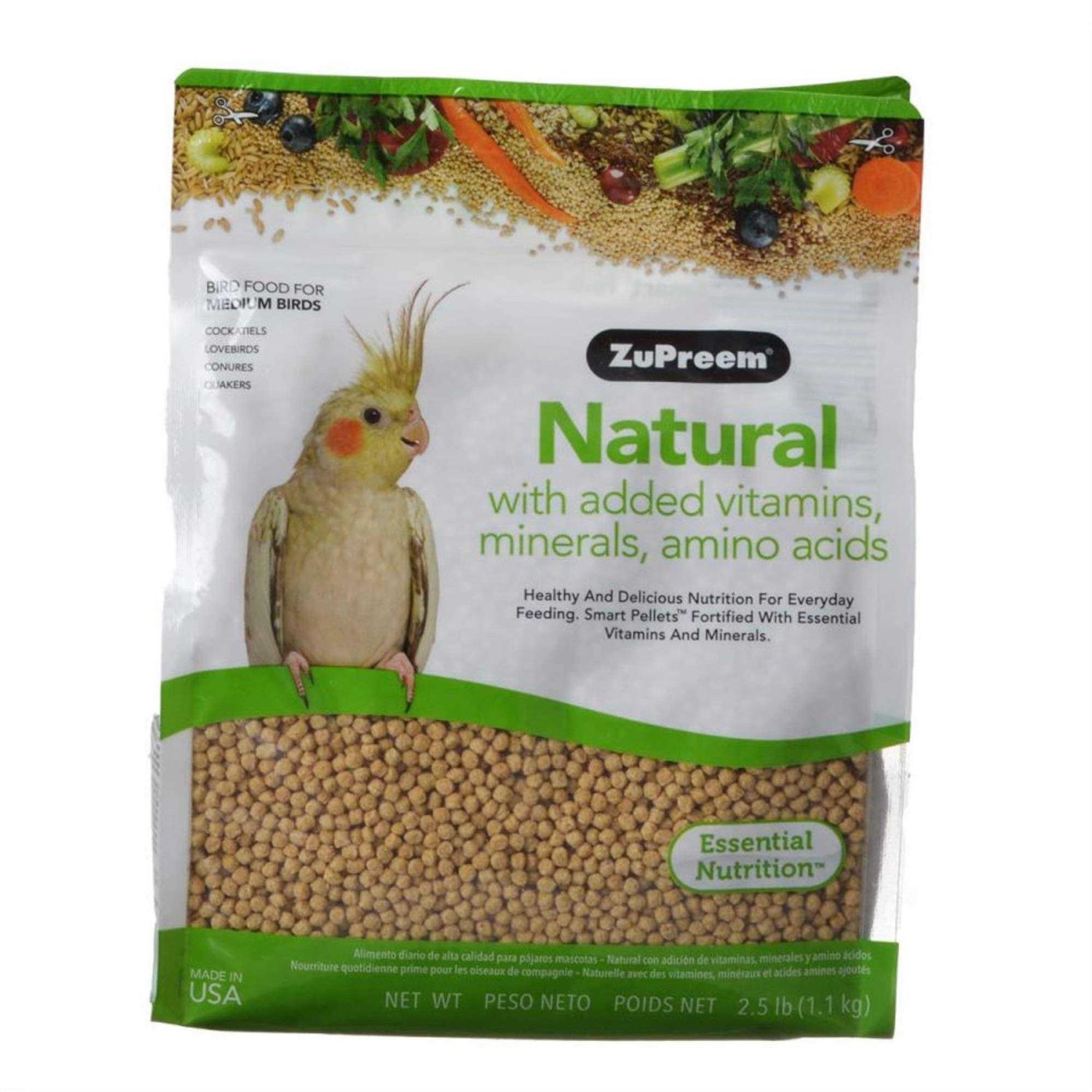Zupreem Natural Bird Food - Healthber