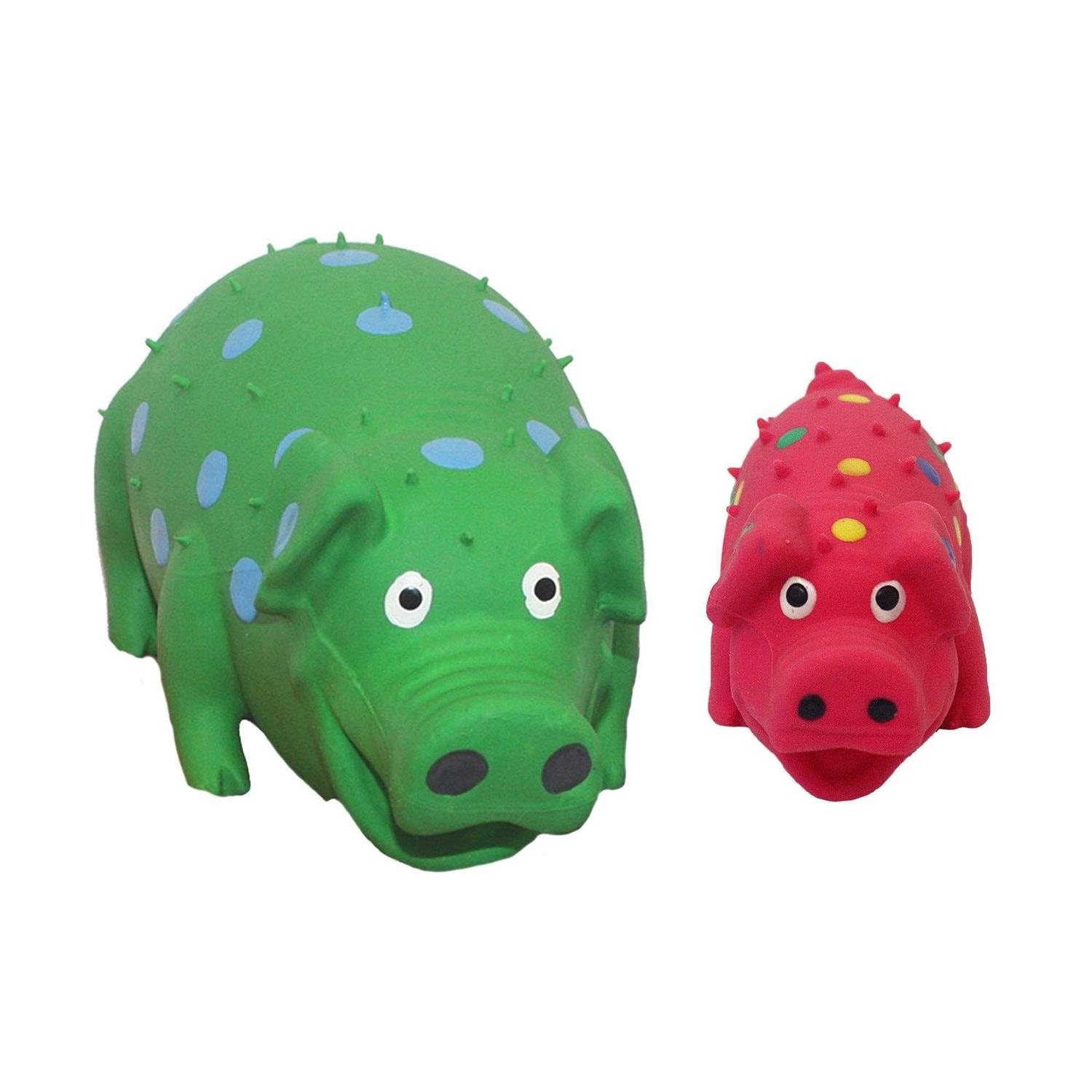 Multipet Globlet Latex Pig Dog Toy - Healthber
