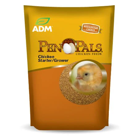 ADM Pen Pals Chicken Feed Starter/Grower, 5 lb - Healthber