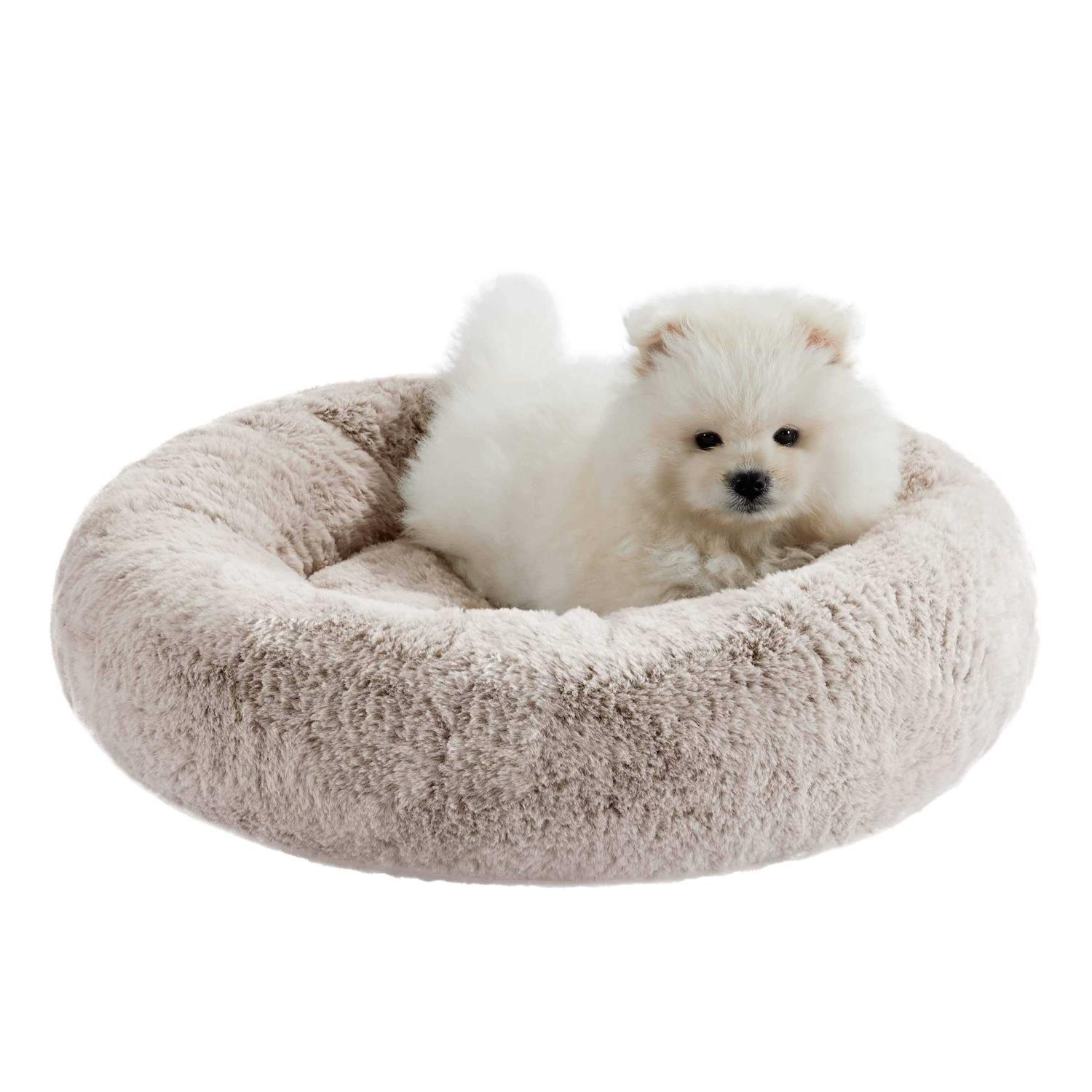 Best Friends by Sheri SnuggleSoft Faux Rabbit Fur Memory Foam Calming Bed - Healthber