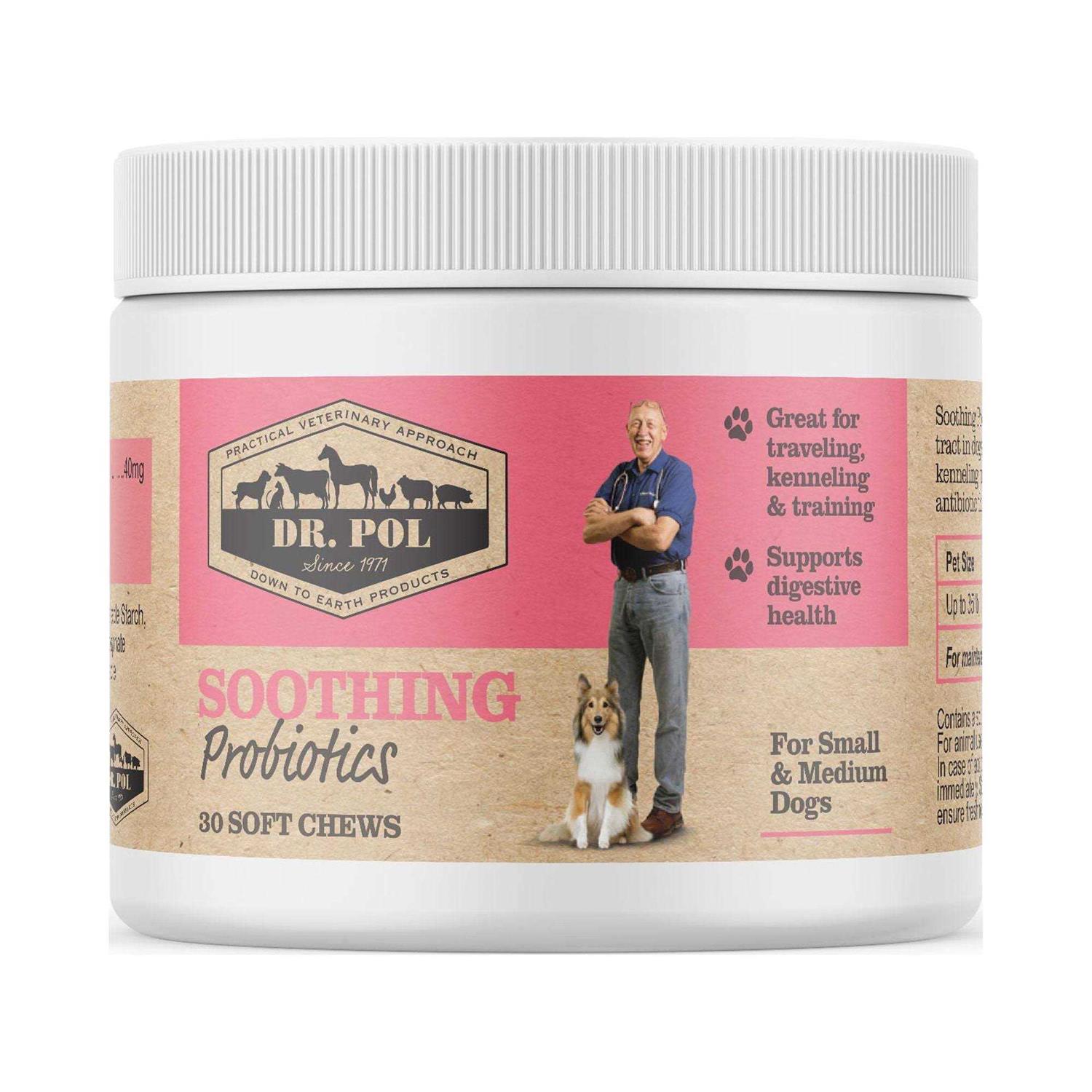 Dr. Pol Probiotic Chews for Dogs Small & Medium - Healthber