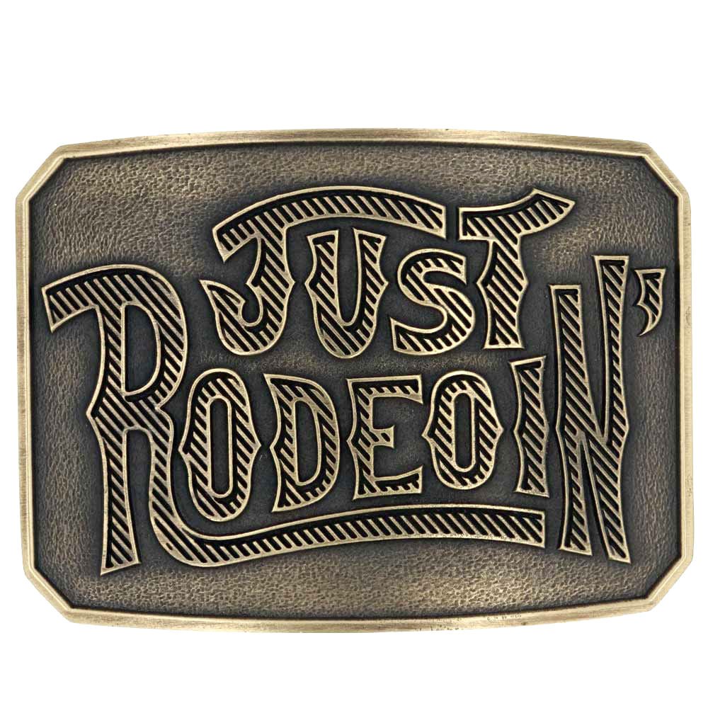 Dale Brisby Just Rodeoin' Attitude Belt Buckle - Healthber