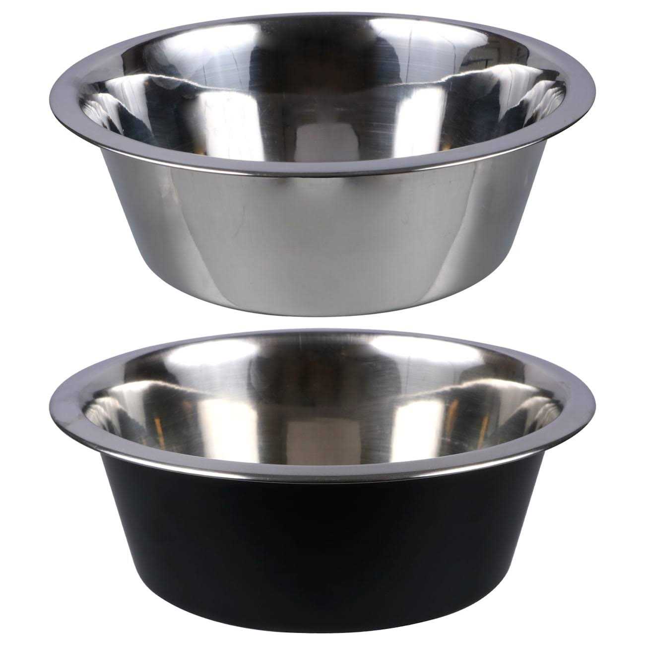 Greenbrier Kennel Club Large Stainless Steel Dog Bowls - Healthber