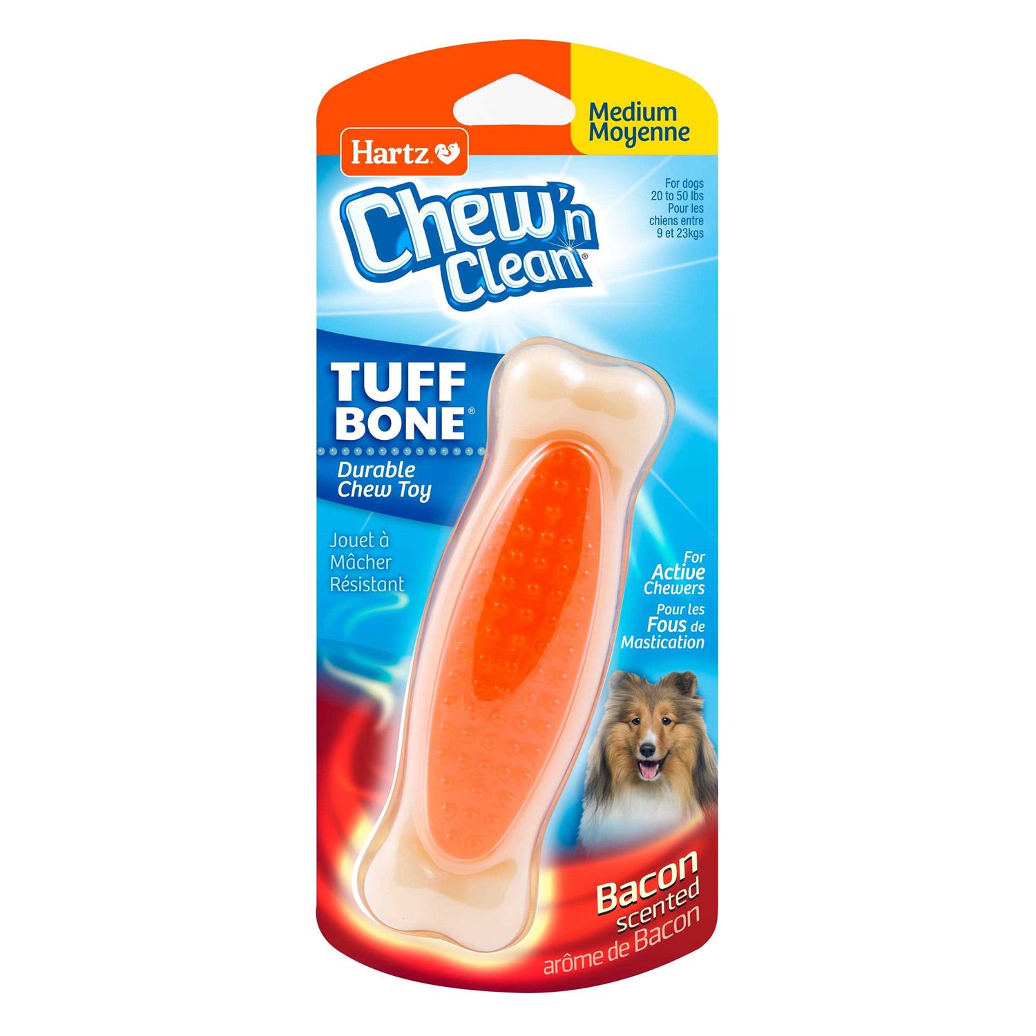 Hartz Chew ‘n Clean Tuff Bone Chew Toy - Healthber