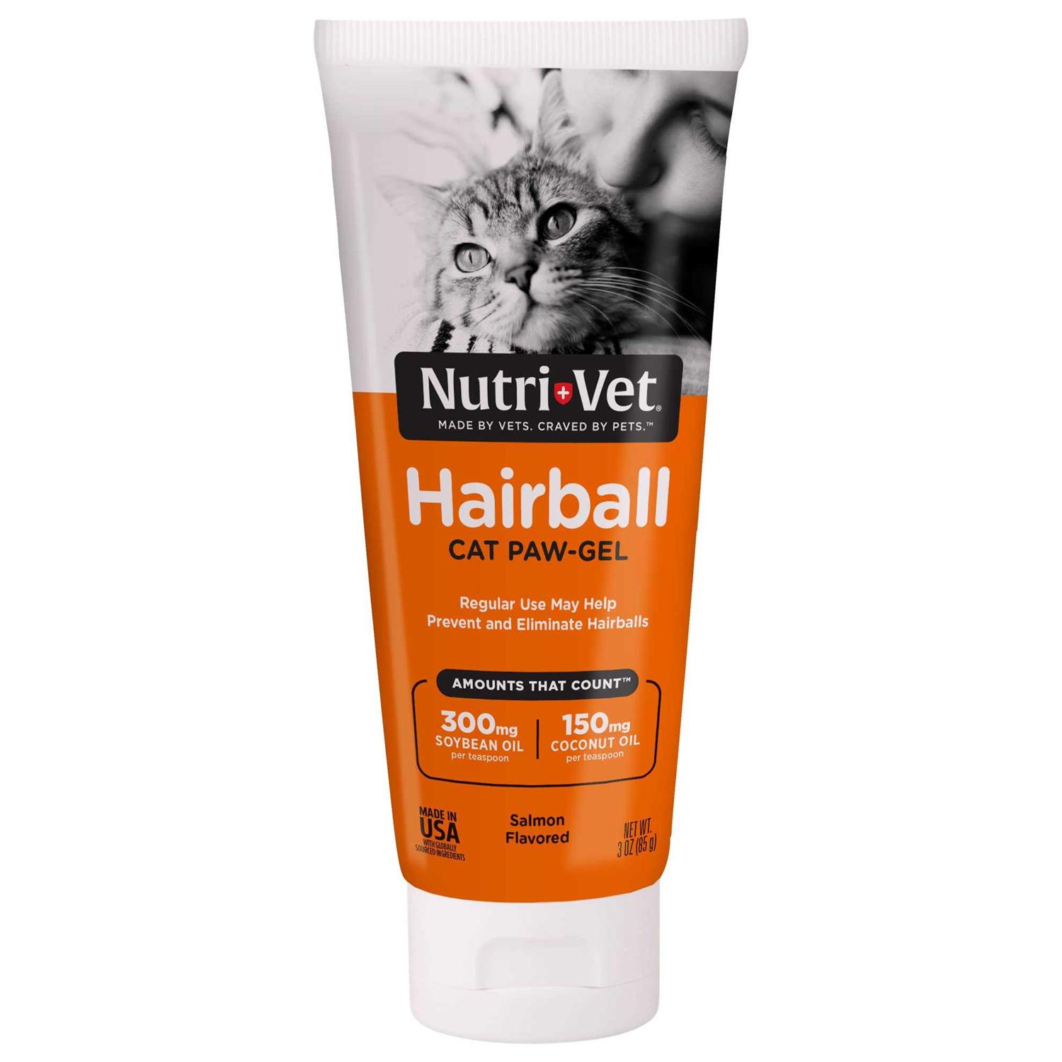 Nutri-Vet Hairball Paw Gel Salmon - Healthber