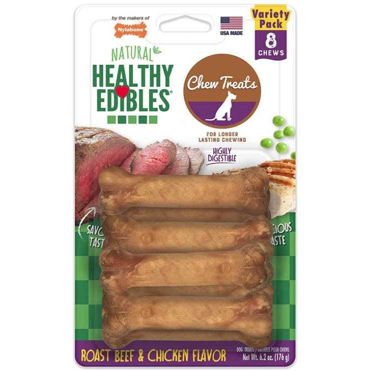 Nylabone Healthy Edibles Wholesome Dog Chews - Healthber