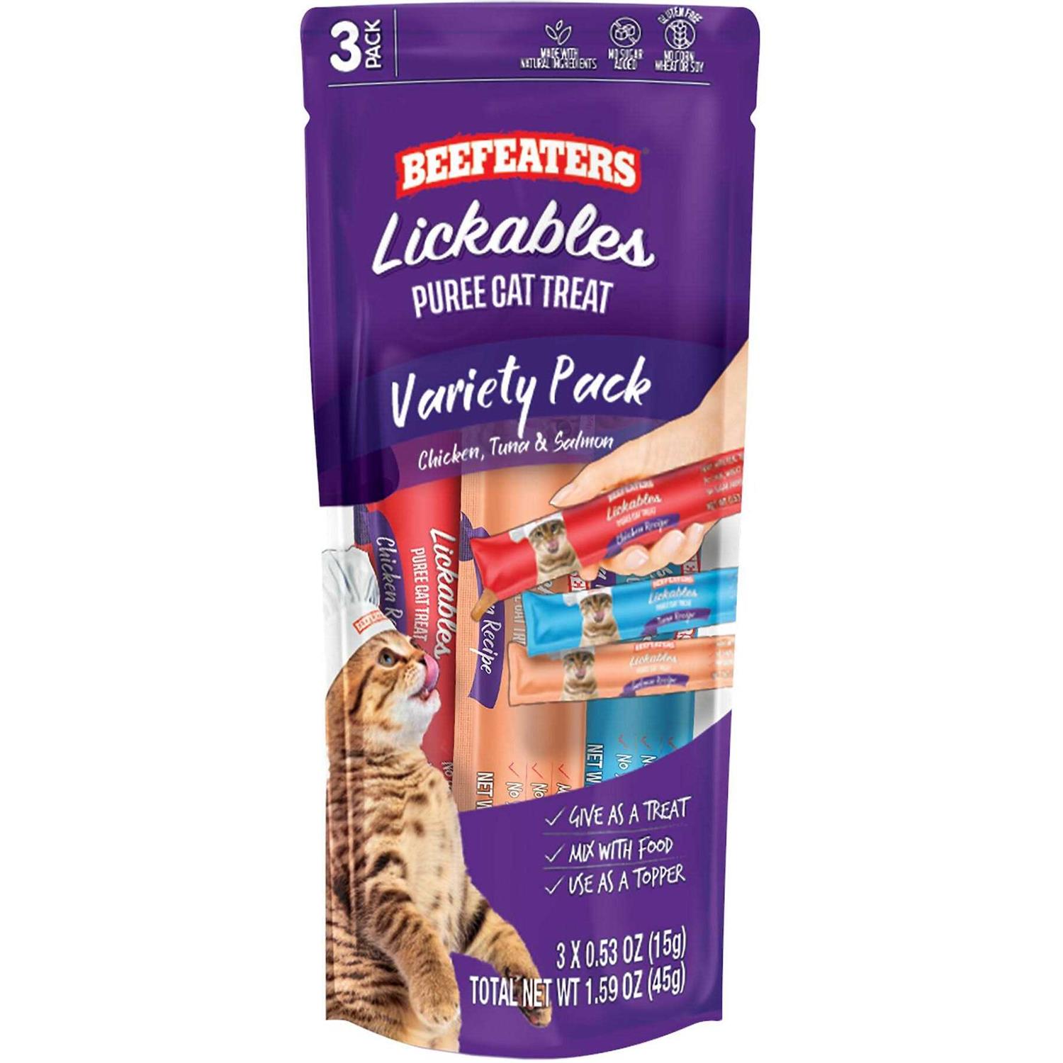 Beefeaters Lickables Puree Cat Treats - Healthber