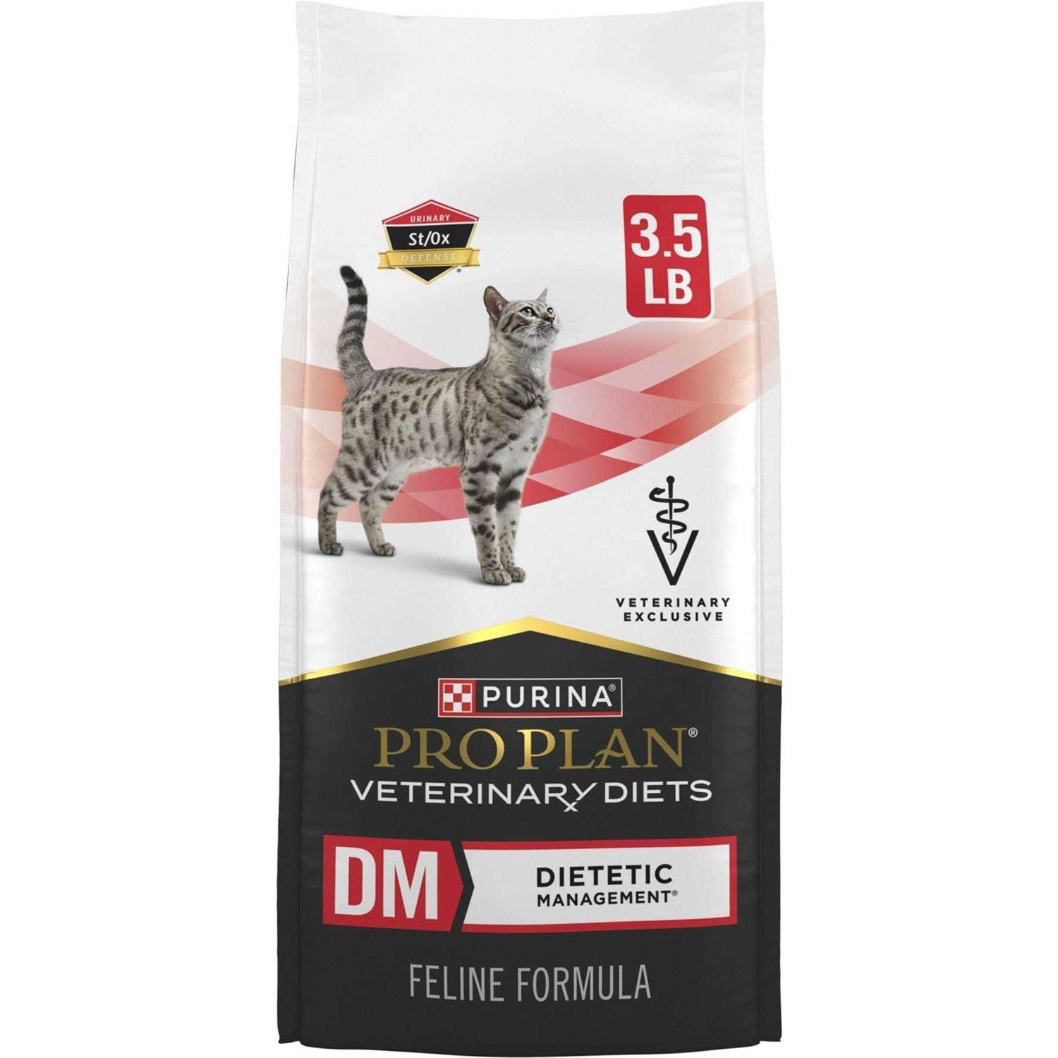 Purina Pro Plan Veterinary Diets DM Dietetic Management Feline Formula Dry Cat Food - Healthber