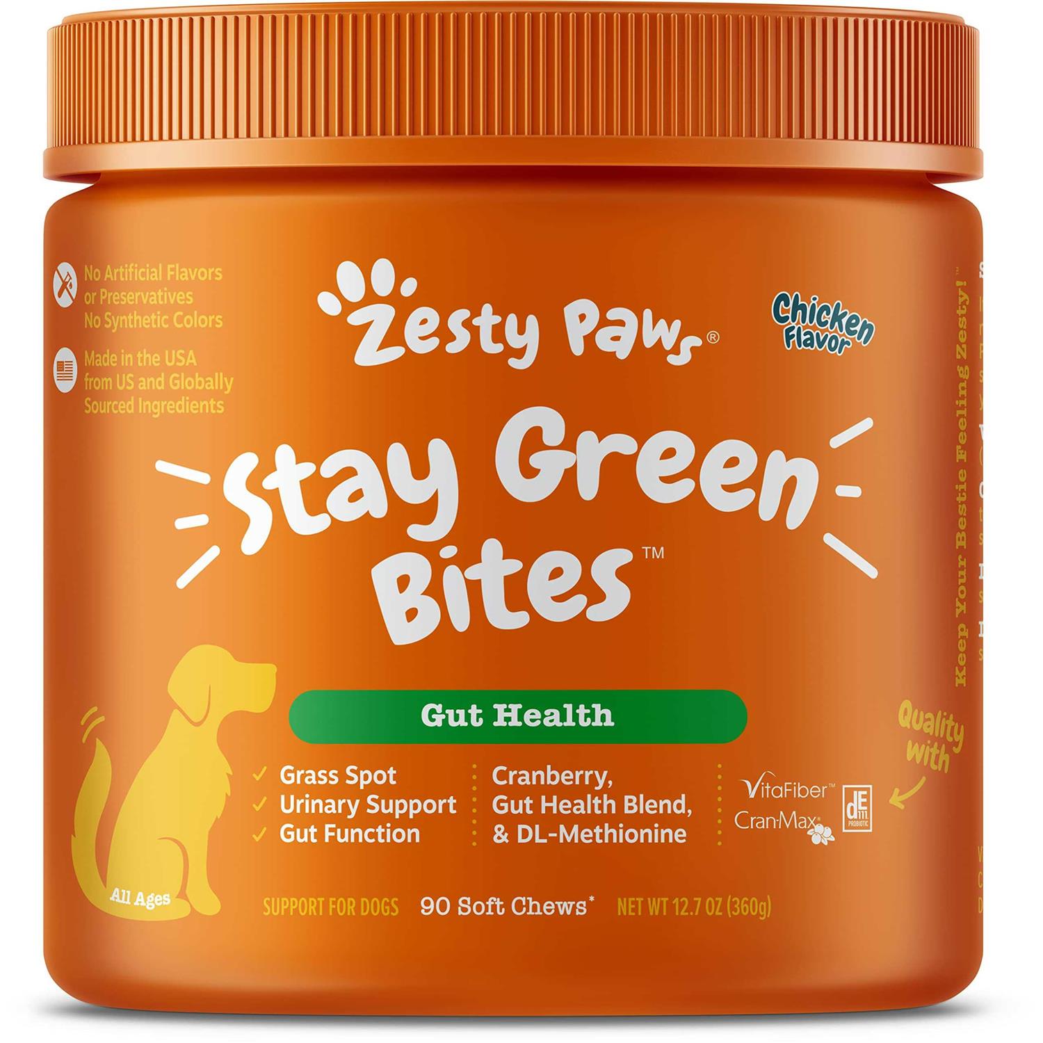 Zesty Paws Stay Green Bites for Dogs - Healthber