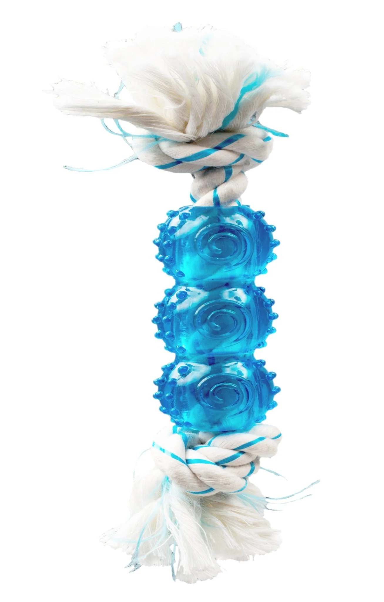 Canine Clean Peppermint Rope with 3 TPR Balls, 6.5