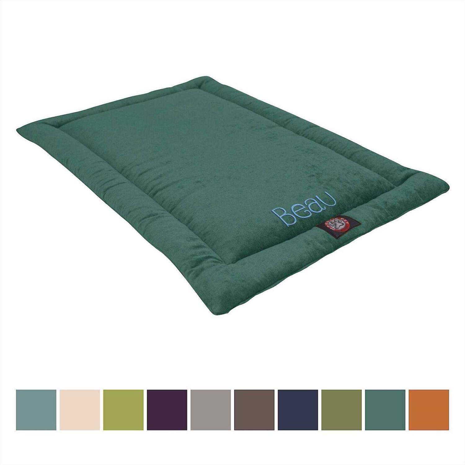 Majestic Pet Personalized Villa Dog Crate Mat - Healthber