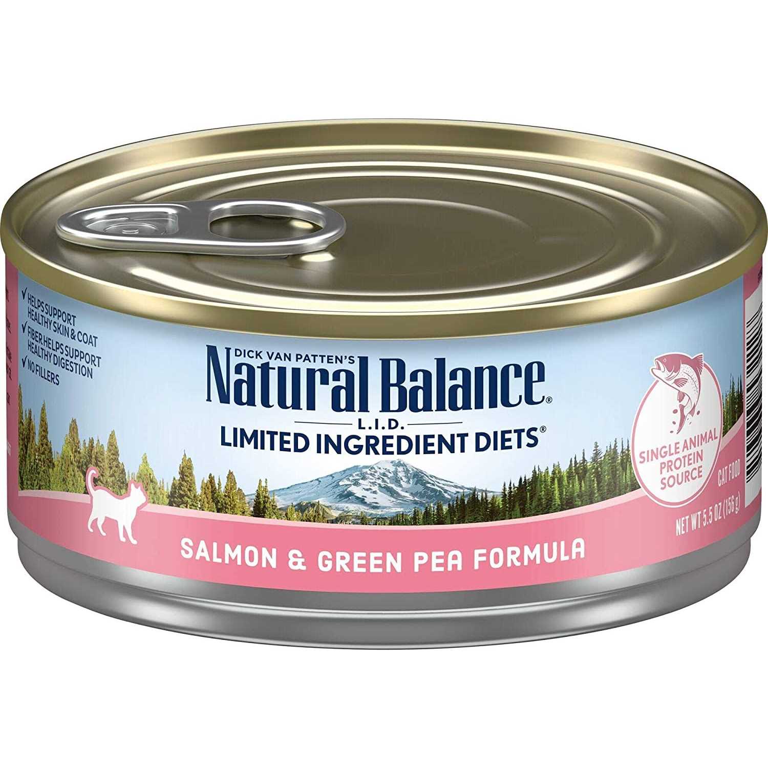 Natural Balance L.I.D. Limited Ingredient Diets Green Pea Canned Cat Food - Healthber