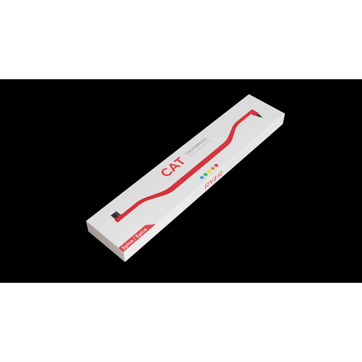 RYERCAT Dual Sided Cat Toothbrush - Healthber