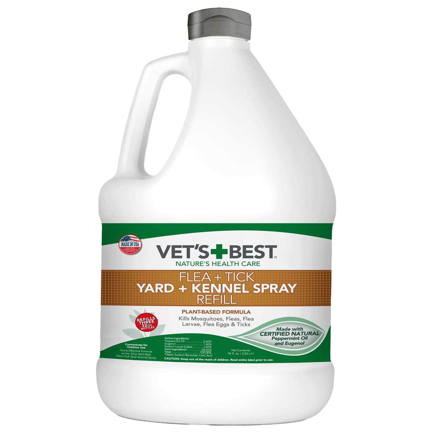 Vet’s Best Flea and Tick Yard and Kennel Spray - Healthber