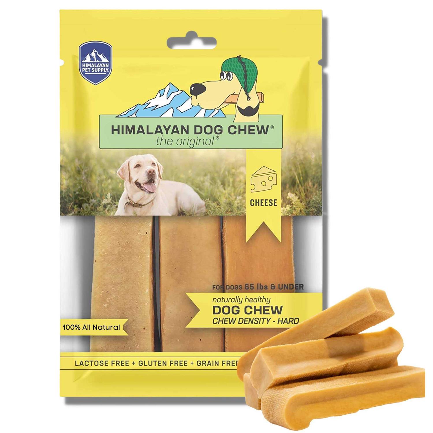 Himalayan Dog Chew Original Yak Cheese Dog Chews, 100% Natural, Long Lasting, Gluten Free, Healthy & Safe Dog Treats, Lactose & Grain Free, Protein - Healthber