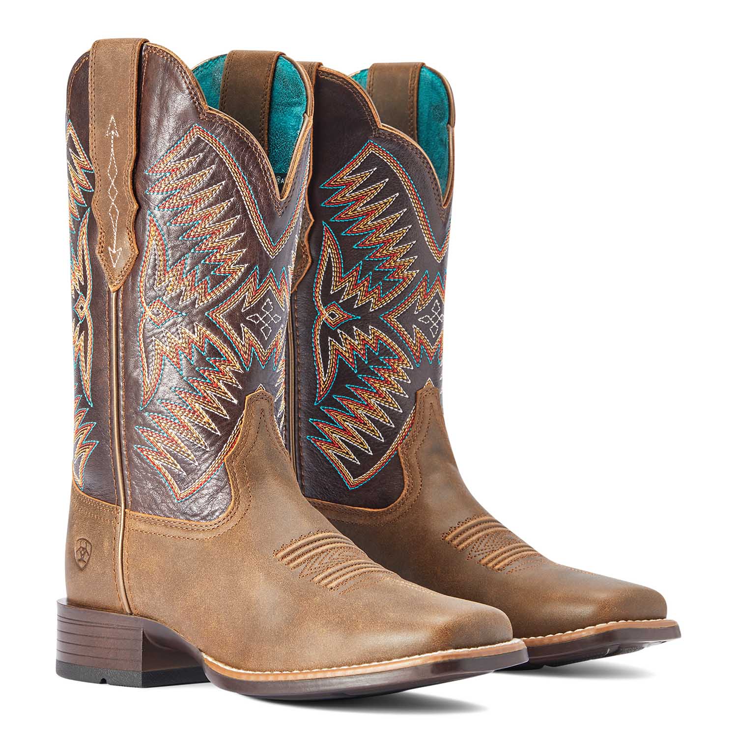 Ariat Women's Odessa StretchFit Western Boot, Fateful Brown - Healthber
