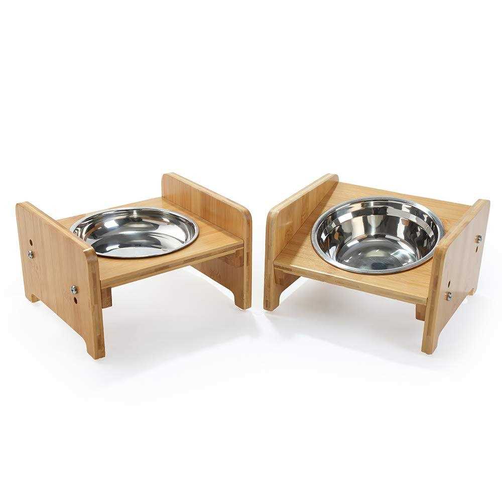 YY FOREYY FOREYY Set of 2 Raised Pet Bowls for Cats and Small Dogs - Healthber