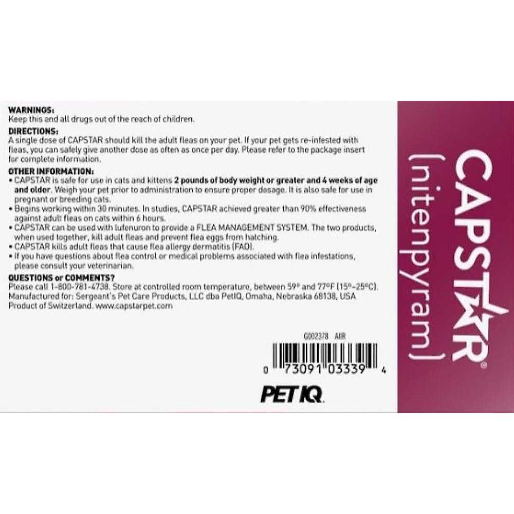Capstar for Cats - Healthber